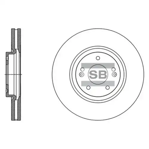 спирачен диск Hi-Q SD1132