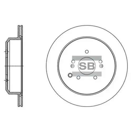 спирачен диск Hi-Q SD1133