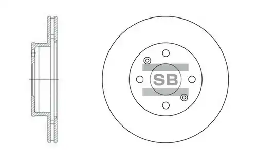 спирачен диск Hi-Q SD2010
