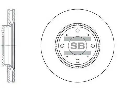 спирачен диск Hi-Q SD2029