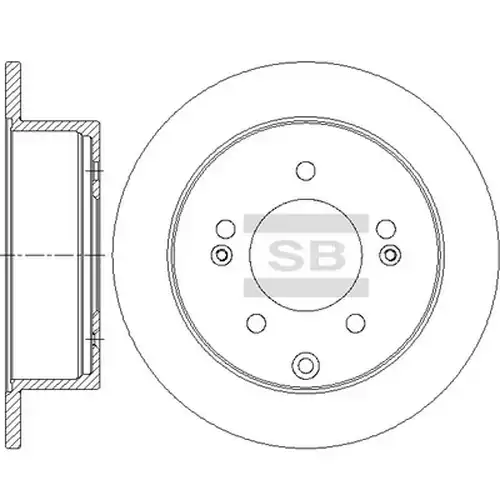 спирачен диск Hi-Q SD2042