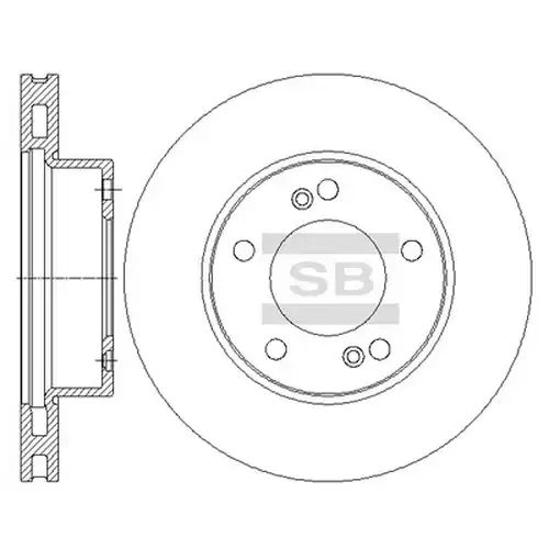 спирачен диск Hi-Q SD3041