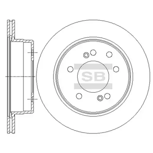 спирачен диск Hi-Q SD3043