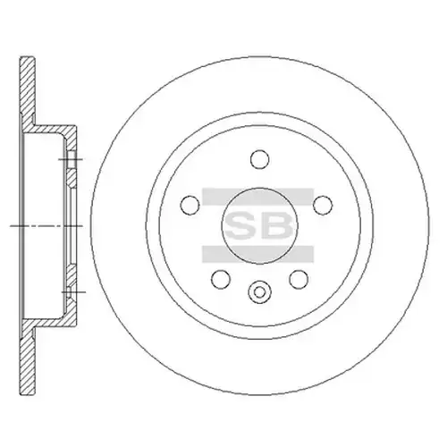 спирачен диск Hi-Q SD3044