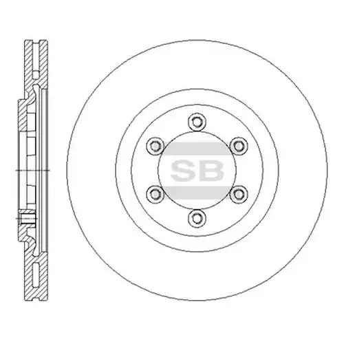 спирачен диск Hi-Q SD3051