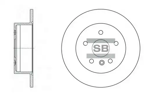спирачен диск Hi-Q SD4016