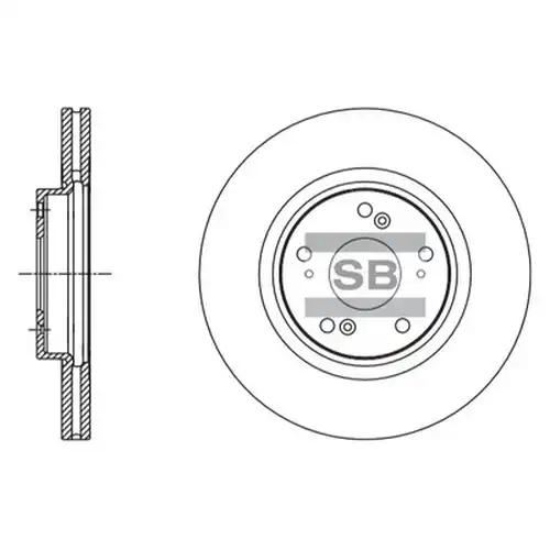 спирачен диск Hi-Q SD4112