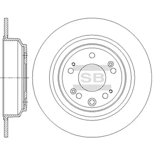 спирачен диск Hi-Q SD4117