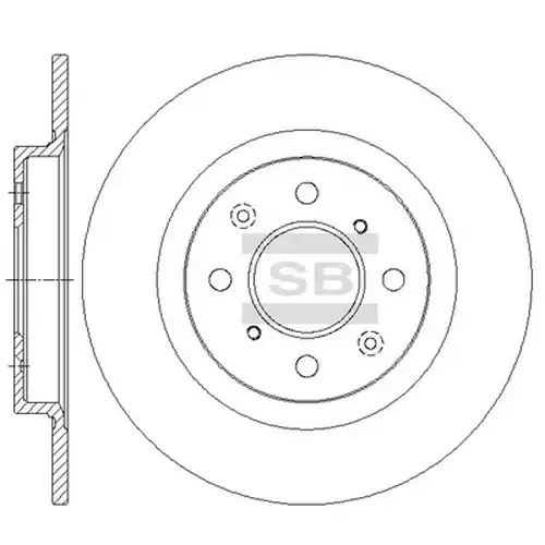 спирачен диск Hi-Q SD4134