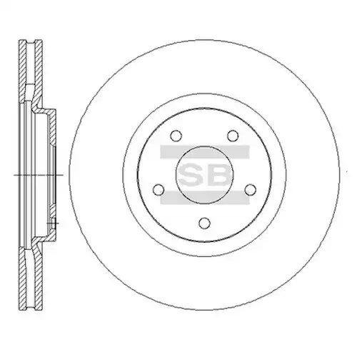 спирачен диск Hi-Q SD4239