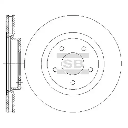 спирачен диск Hi-Q SD4240