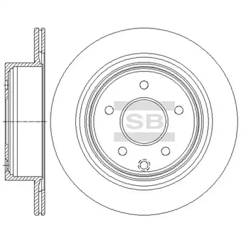 спирачен диск Hi-Q SD4241