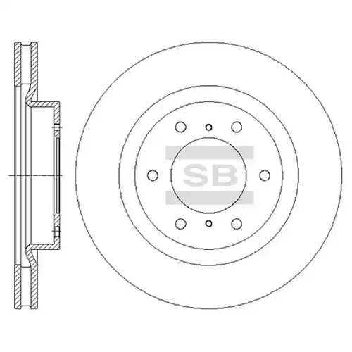 спирачен диск Hi-Q SD4324