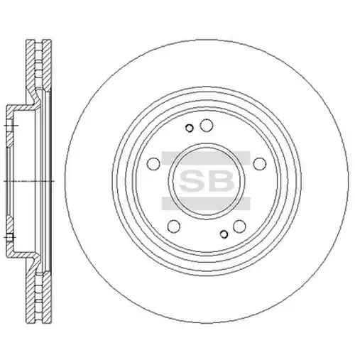 спирачен диск Hi-Q SD4336