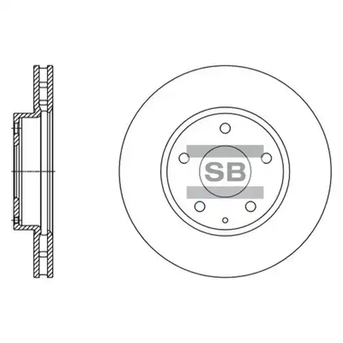 спирачен диск Hi-Q SD4421