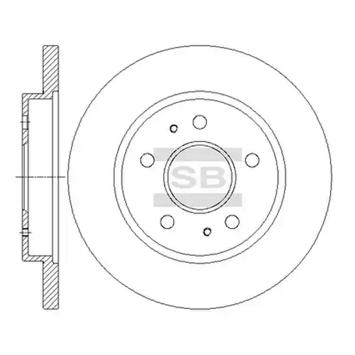 спирачен диск Hi-Q SD4622