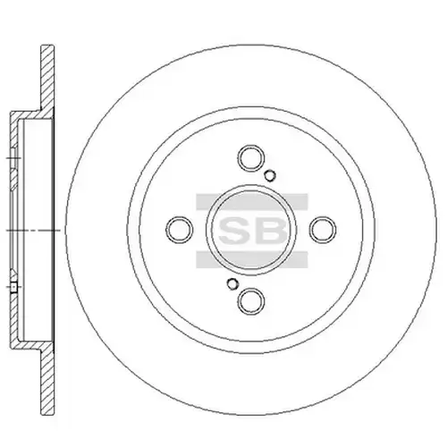 спирачен диск Hi-Q SD4695