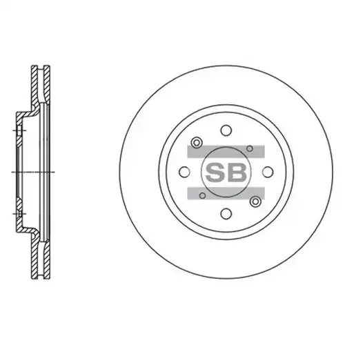 спирачен диск Hi-Q SD4804