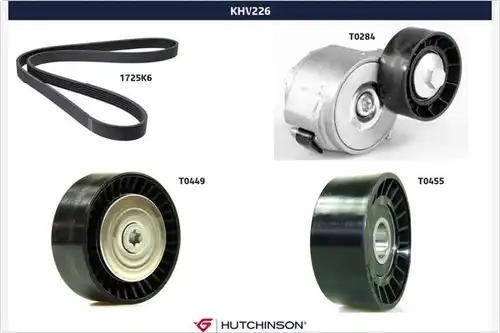комплект пистов ремък HUTCHINSON KHV 226