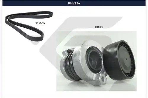 комплект пистов ремък HUTCHINSON KHV 234