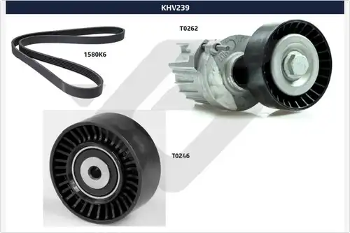 комплект пистов ремък HUTCHINSON KHV 239