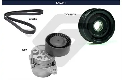 комплект пистов ремък HUTCHINSON KHV 241