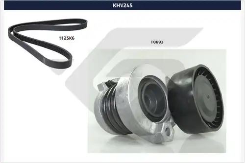 комплект пистов ремък HUTCHINSON KHV 245