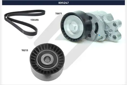 комплект пистов ремък HUTCHINSON KHV 247