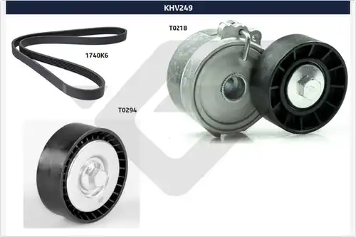 комплект пистов ремък HUTCHINSON KHV 249