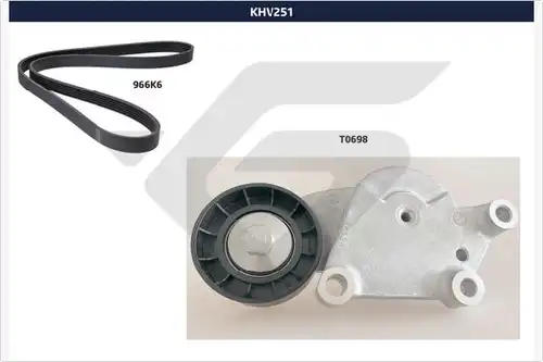 комплект пистов ремък HUTCHINSON KHV 251