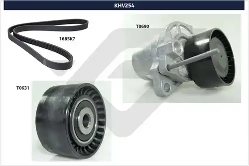 комплект пистов ремък HUTCHINSON KHV 254
