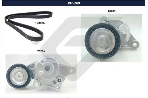 комплект пистов ремък HUTCHINSON KHV 269