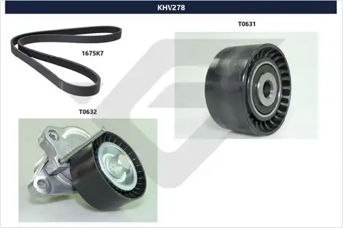 комплект пистов ремък HUTCHINSON KHV 278