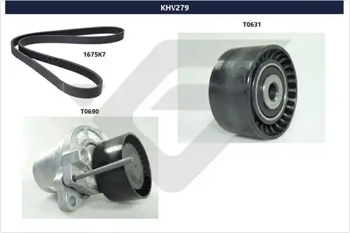 комплект пистов ремък HUTCHINSON KHV 279