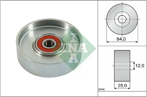 обтящна ролка, пистов ремък INA 531 0936 10