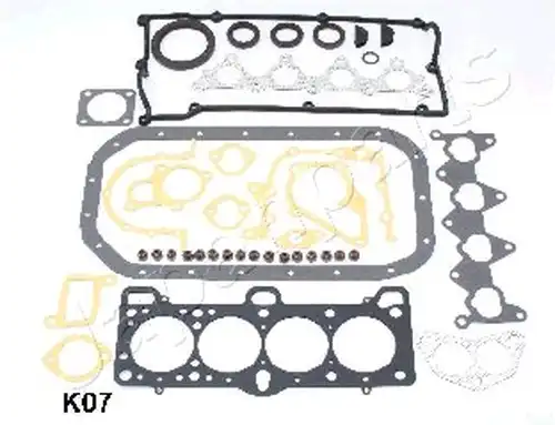 пълен комплект гарнитури, двигател JAPANPARTS KM-K07