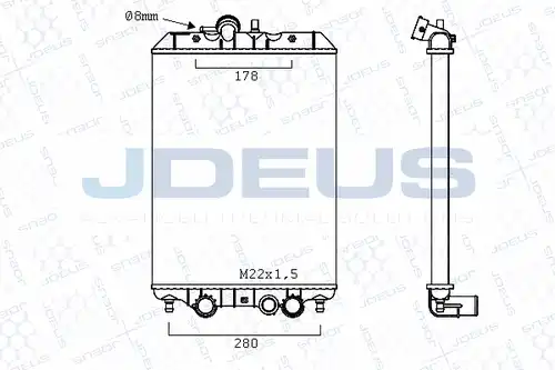 воден радиатор JDEUS M-0520010