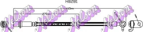 спирачен маркуч KAWE H8281