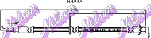 спирачен маркуч KAWE H8282
