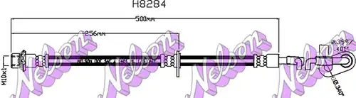 спирачен маркуч KAWE H8284