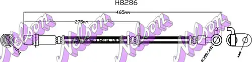 спирачен маркуч KAWE H8286
