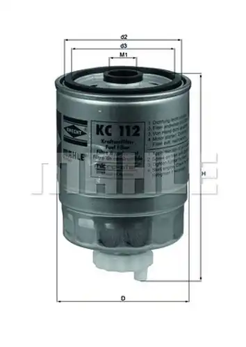 горивен филтър KNECHT KC 112