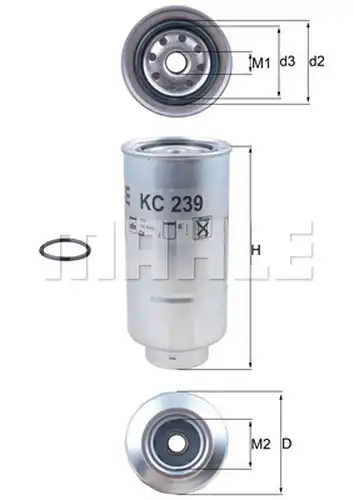 горивен филтър KNECHT KC 239D