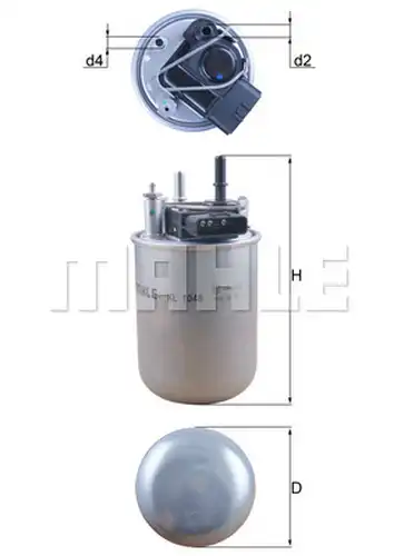 горивен филтър KNECHT KL 1048