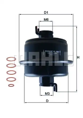 горивен филтър KNECHT KL 1051D