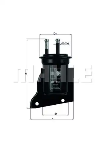 горивен филтър KNECHT KL 135