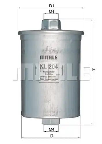 горивен филтър KNECHT KL 204