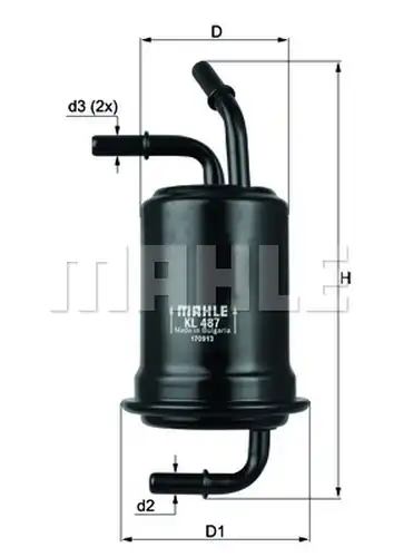 горивен филтър KNECHT KL 487