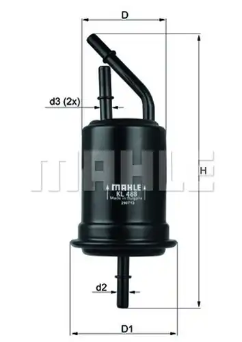 горивен филтър KNECHT KL 488