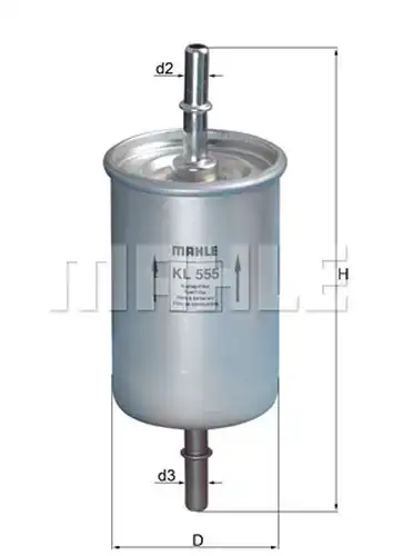 горивен филтър KNECHT KL 555